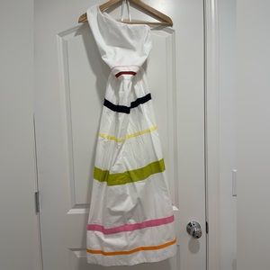 J.Crew, one shoulder strapped, stripped dress